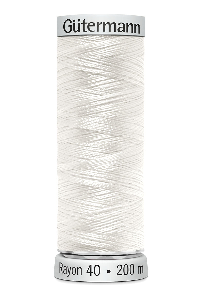 1002 - Knækket hvid Rayon 40 – 200 m