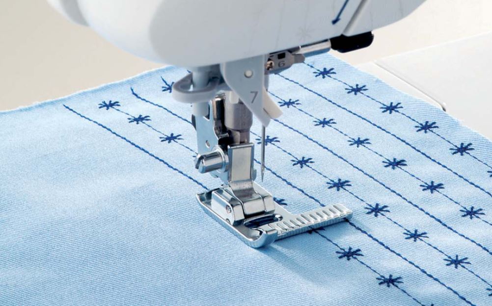 Fod med hjælpelinjer