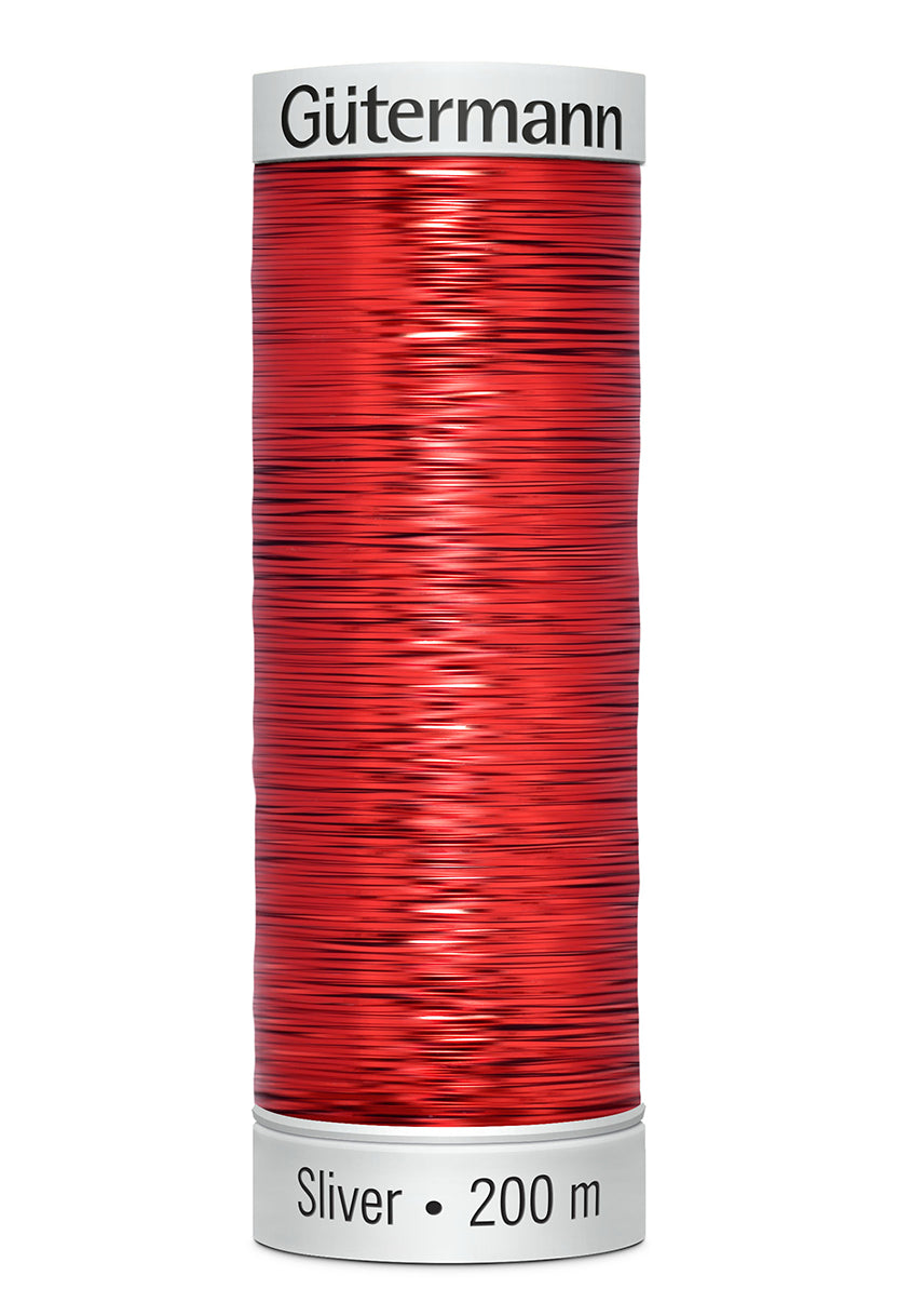 Gütermann SULKY Sliver 200 m – 8014 Rød