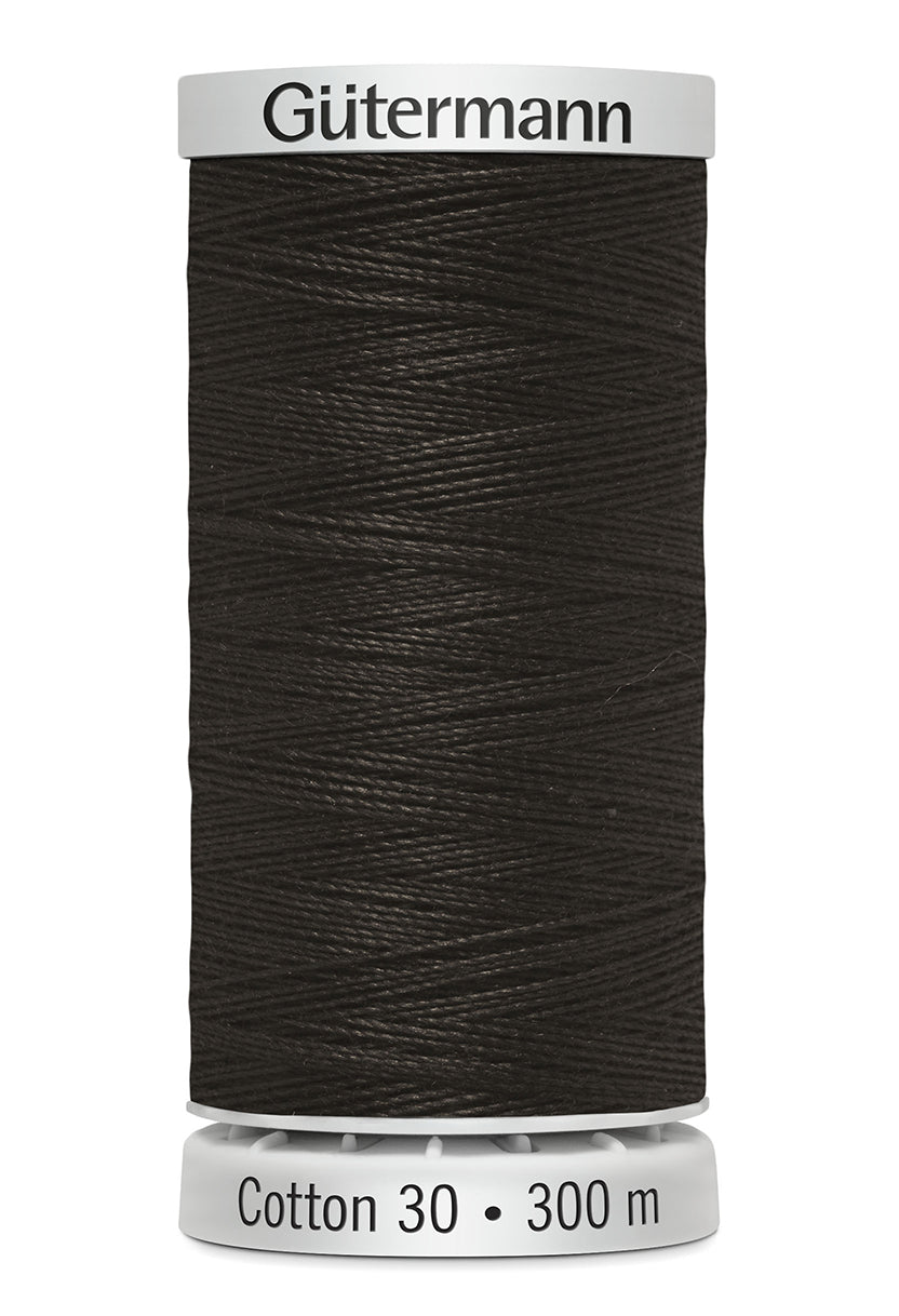 Gütermann SULKY Cotton 30, 300 m, farve 1131 – Mørk brun