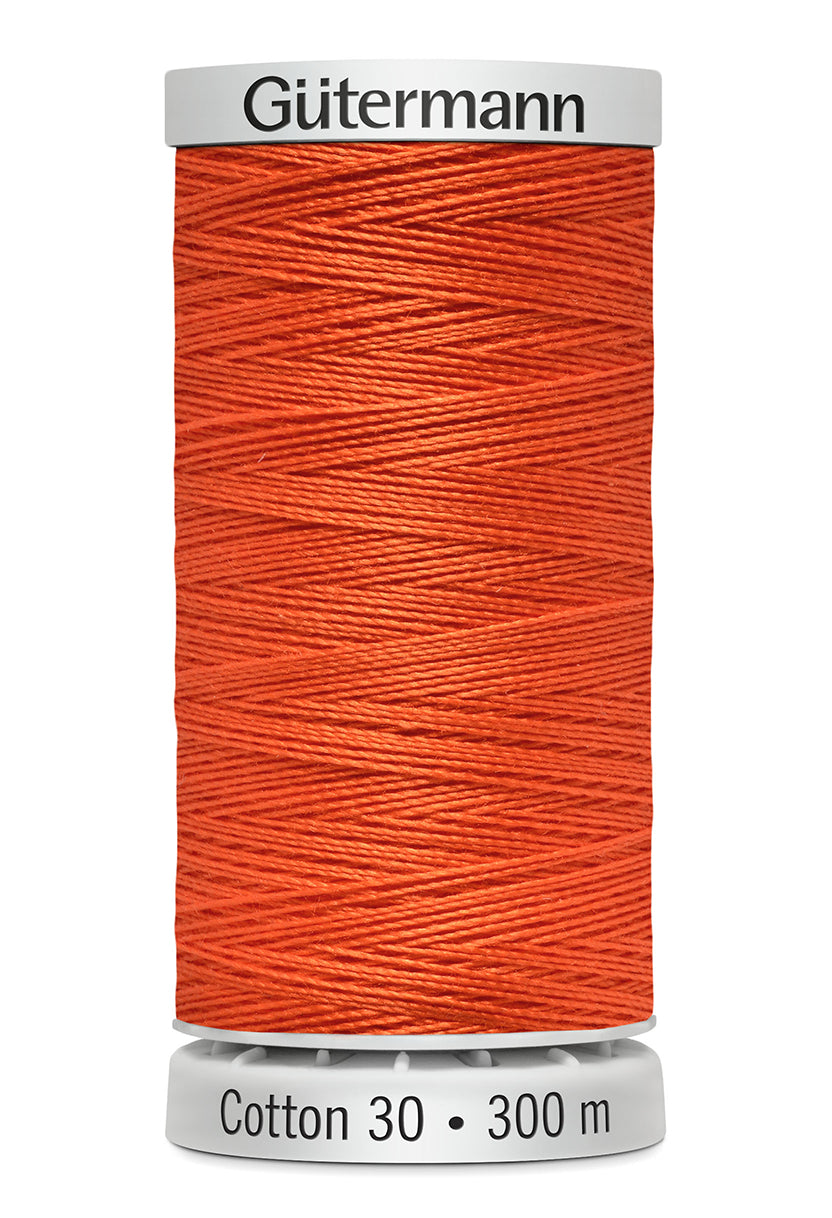Gütermann SULKY Cotton 30, 300 m, farve 1184 – Orange