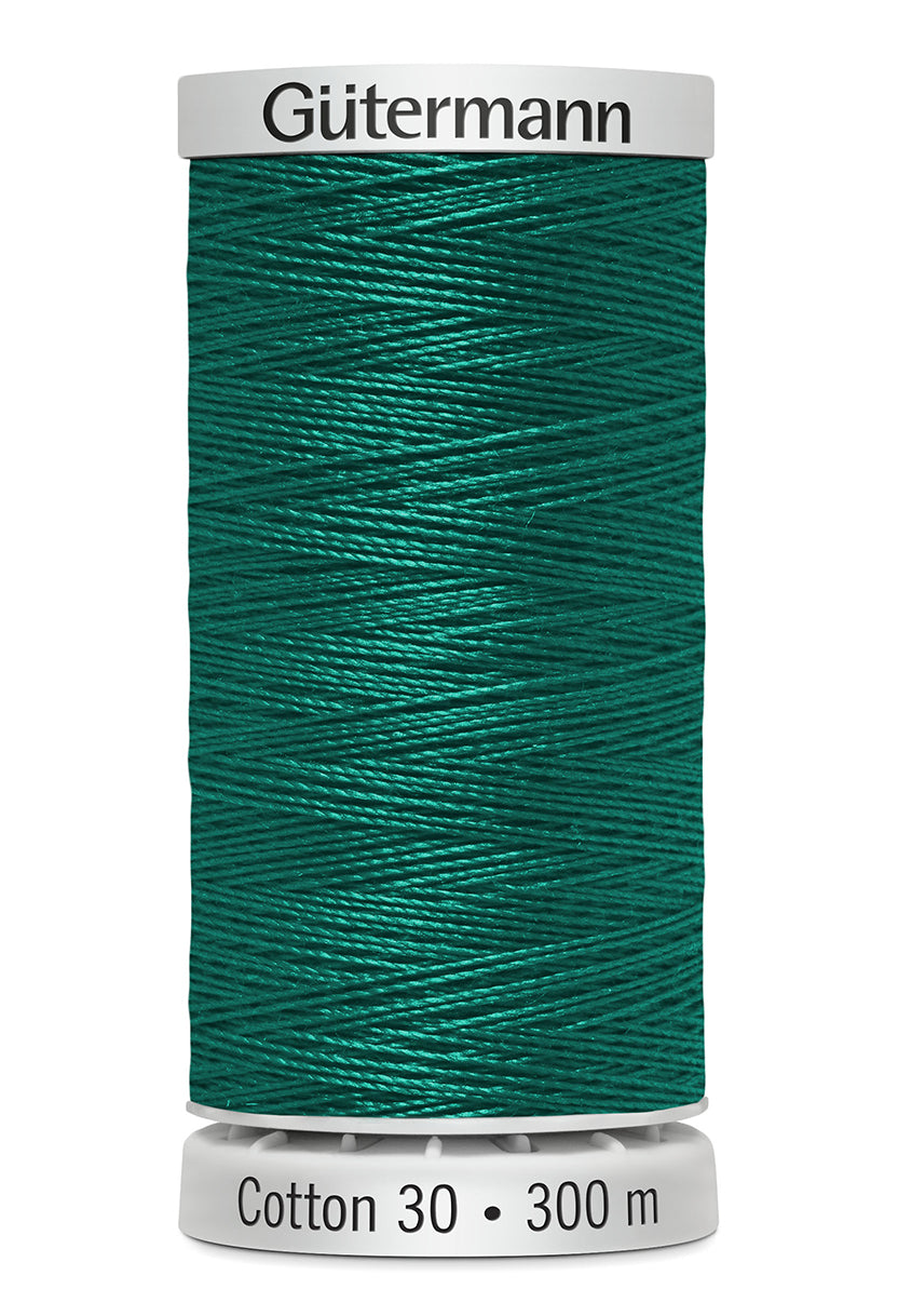Gütermann SULKY Cotton 30, 300 m, farve 1230 – Jadegrøn