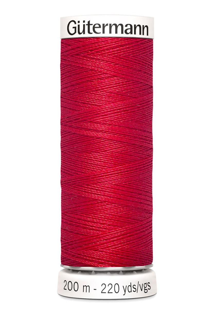 Gütermann alle stoffers sytråd, 200 m, farve 156 – Rød