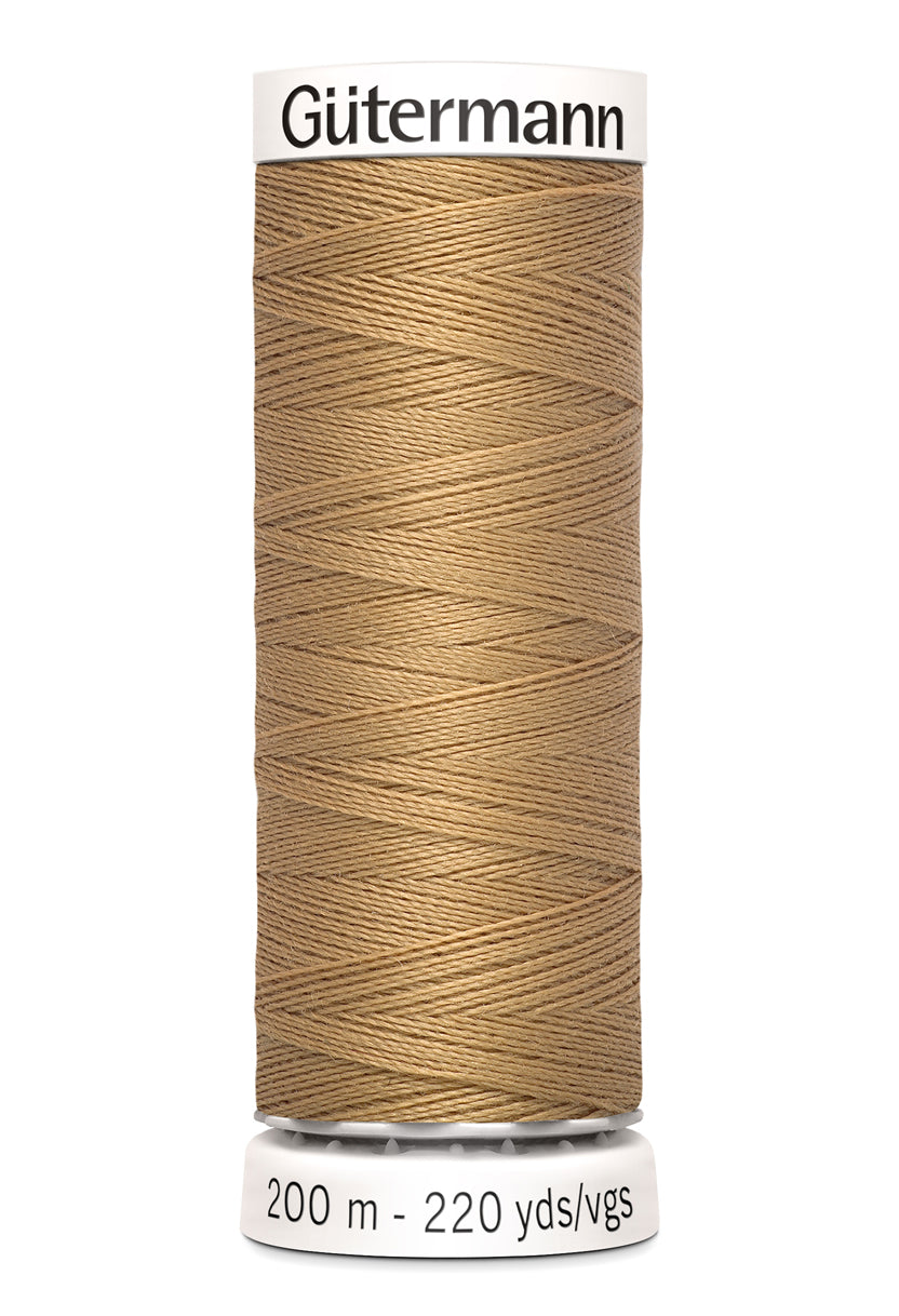 Gütermann alle stoffers sytråd, 200 m, farve 591 – Beige