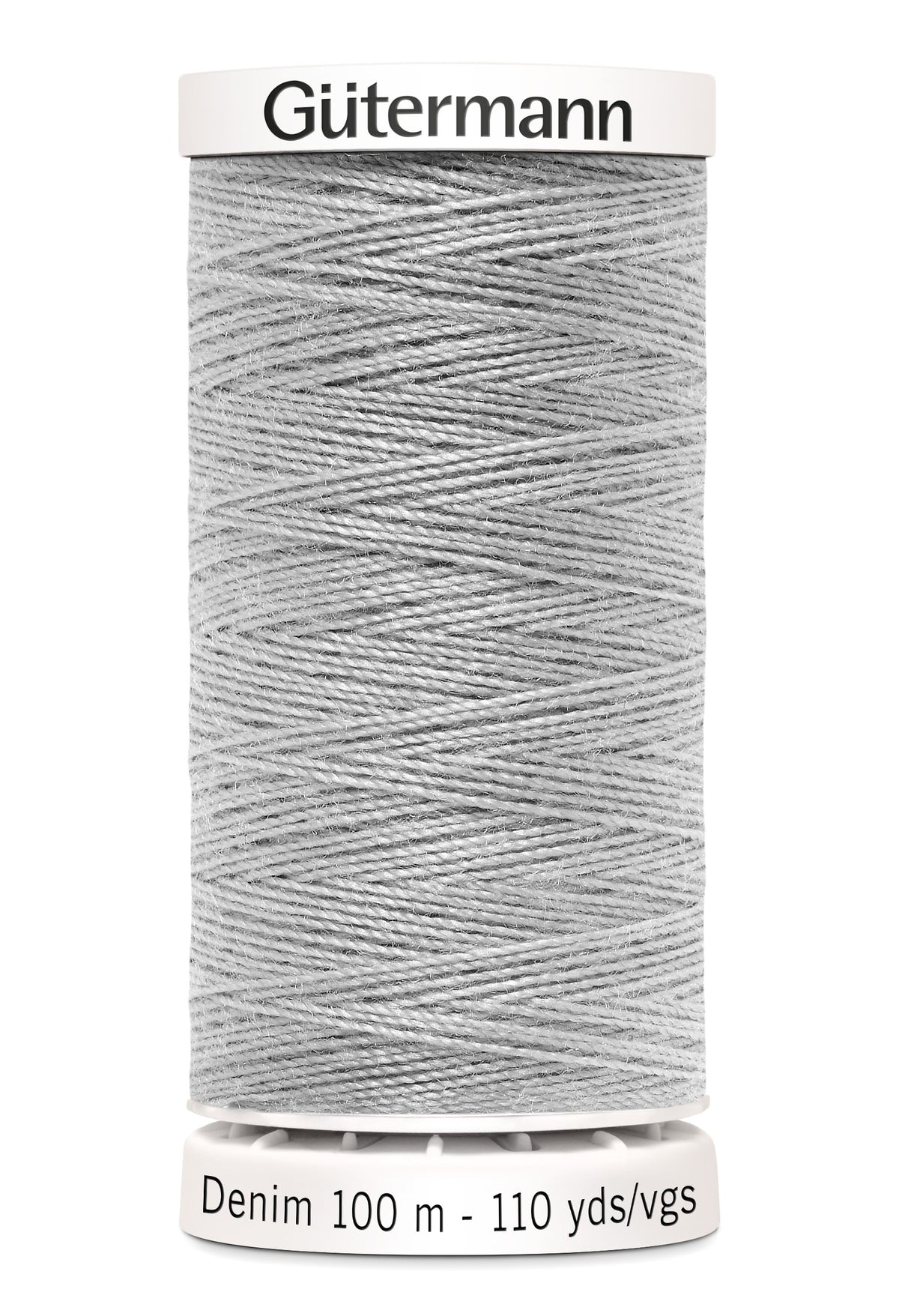 Gütermann Denim, 100 m, farve 8765 – Lysegrå
