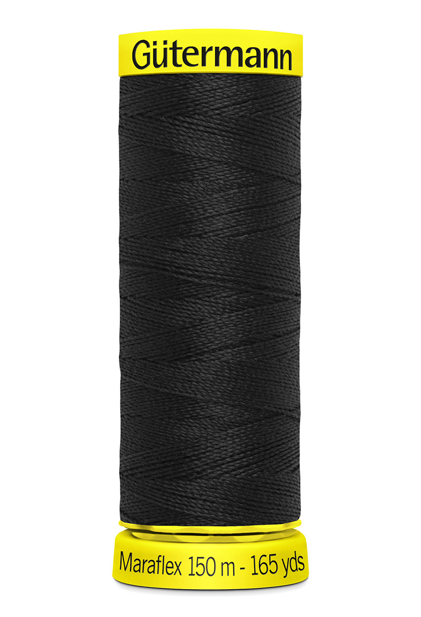Gütermann Maraflex, 150 m, farve 0 – Sort