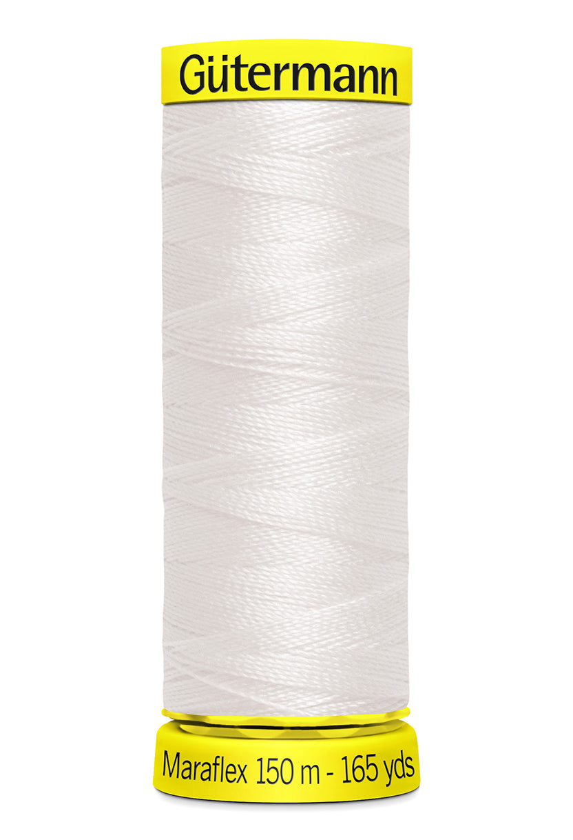 Gütermann Maraflex, 150 m, farve 111 – Råhvid