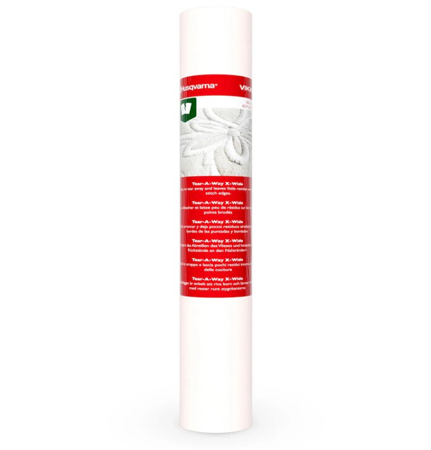 Tear-A-Way Wide Stabilizer – Ekstra bred, rivbar stabilisering til broderi!