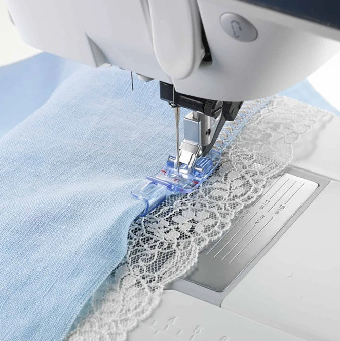 Trykfod med sømfodler og guide