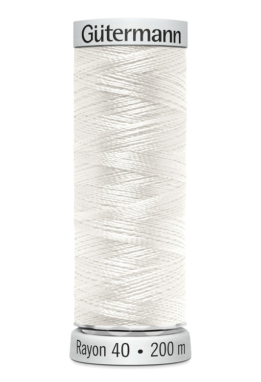 1002 - Knækket hvid Rayon 40 – 200 m