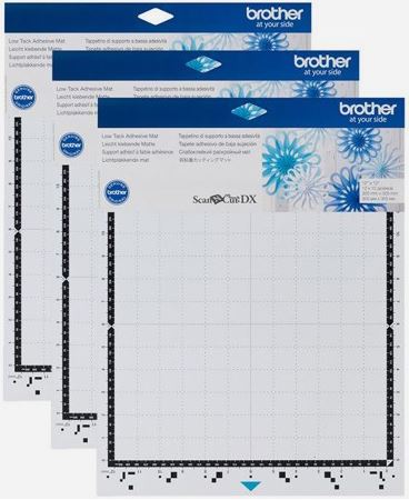 Brother Low Tack Adhesive Mat 12"x12" (3-pak) – Skånsom og praktisk