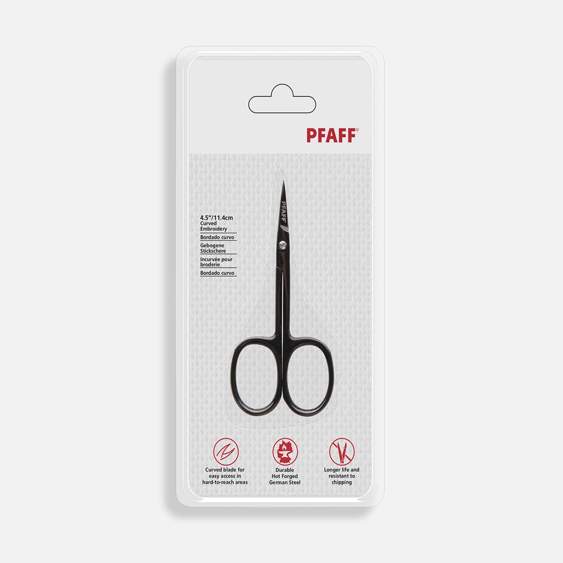 PFAFF Curved Embroidery Saks 3,5”