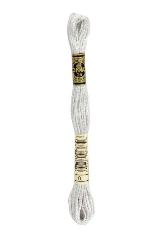DMC Moulinégarn farvekode 0001