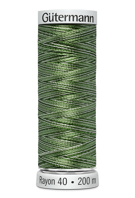 Gütermann SULKY Rayon 40 200 m – 2115 Skovgrøn multicolor