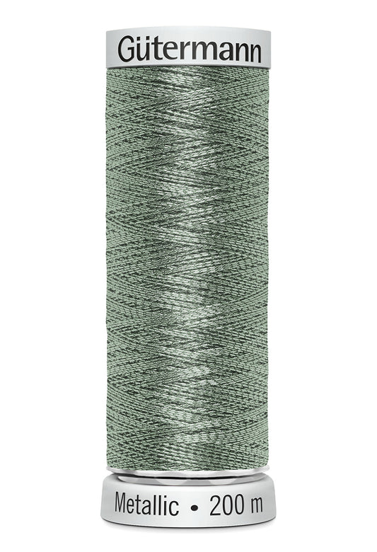 Gütermann SULKY Metallic, 200 m, farve 7053 – Grøn