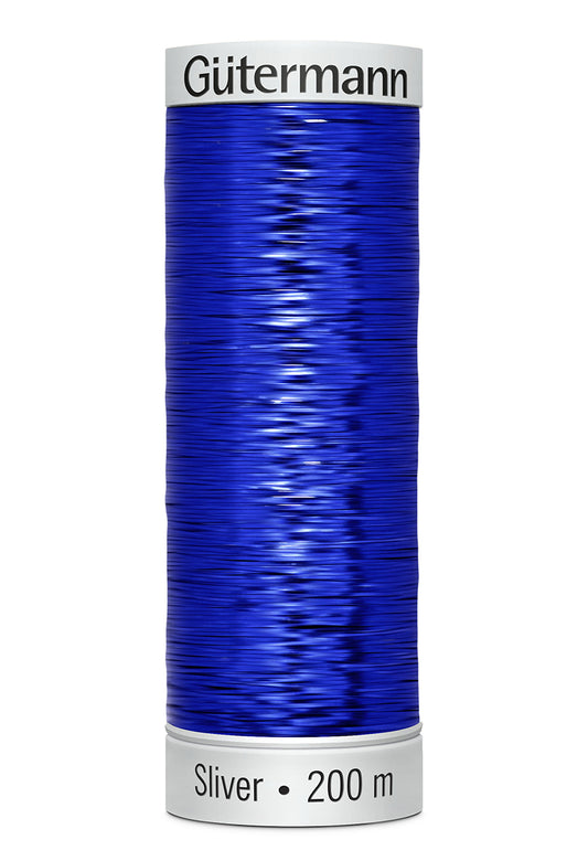 Gütermann SULKY Sliver 200 m – 8016 Mørkeblå