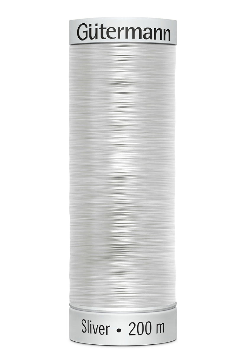 Gütermann SULKY Sliver 200 m – 8021 Hvid
