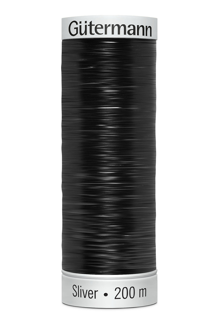 Gütermann SULKY Sliver 200 m – 8051 Sort