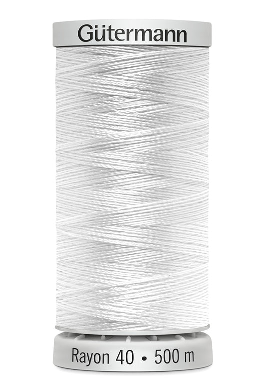 Gütermann Sulky Rayon 40 500 m farvekode 1001