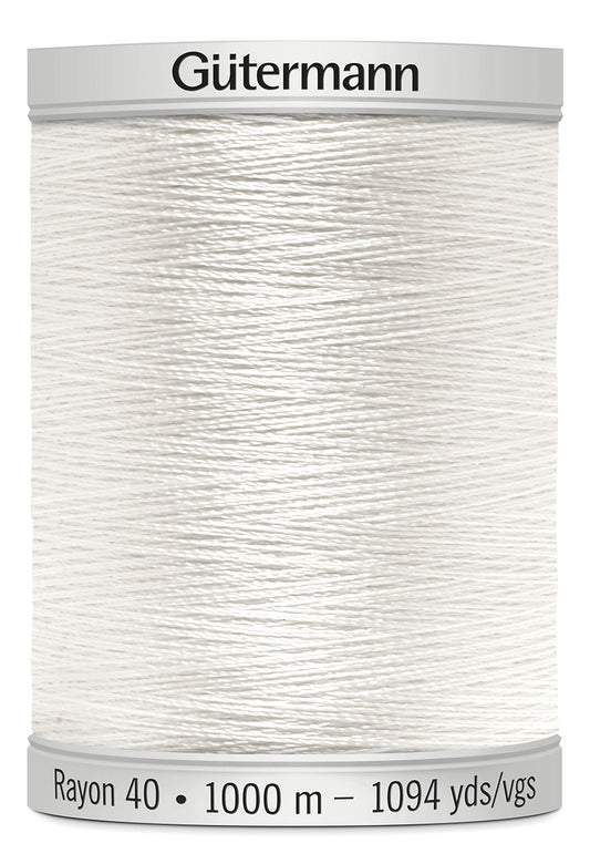 Gütermann Sulky Rayon 40 1000 m farvekode 1002