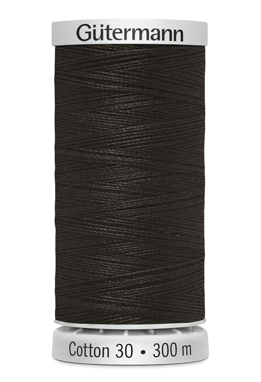 Gütermann SULKY Cotton 30, 300 m, farve 1131 – Mørk brun