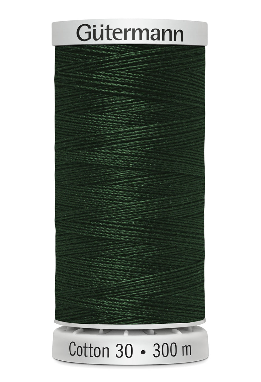 Gütermann SULKY Cotton 30, 300 m, farve 1174 – Julegrøn