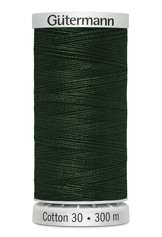 Gütermann SULKY Cotton 30, 300 m, farve 1174 – Julegrøn