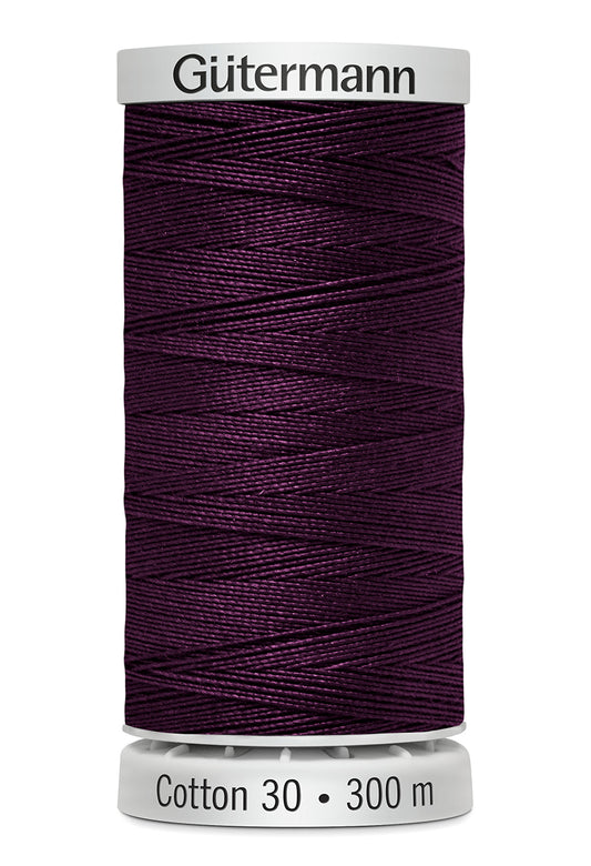 Gütermann SULKY Cotton 30, 300 m, farve 1189 – Vinrød