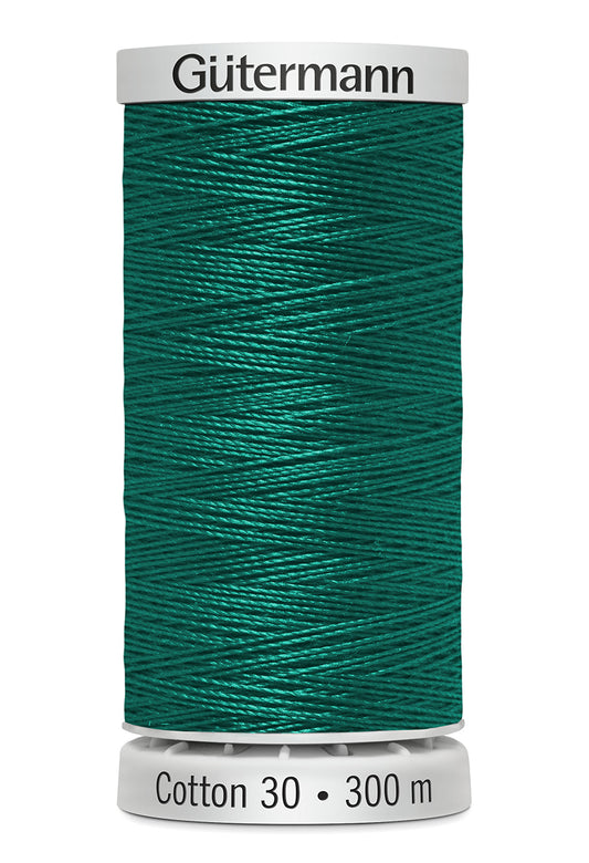Gütermann SULKY Cotton 30, 300 m, farve 1230 – Jadegrøn
