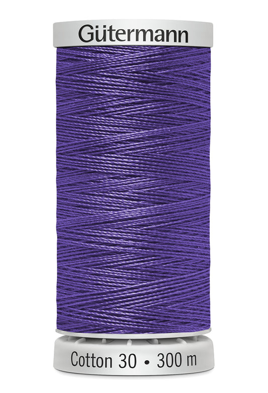 Gütermann SULKY Cotton 30, 300 m, farve 1235 – Lilla