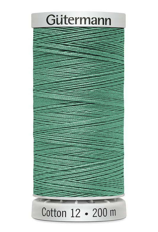 Gütermann SULKY Cotton 12, 200 m, farve 1046 – Mintgrøn