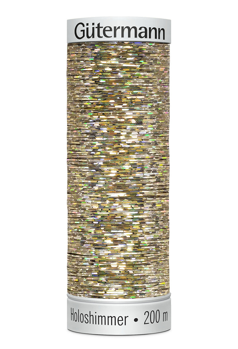 Gütermann SULKY Holoshimmer 200 m – 6008 Lys multicolor holografisk