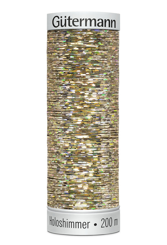 Gütermann SULKY Holoshimmer 200 m – 6008 Lys multicolor holografisk