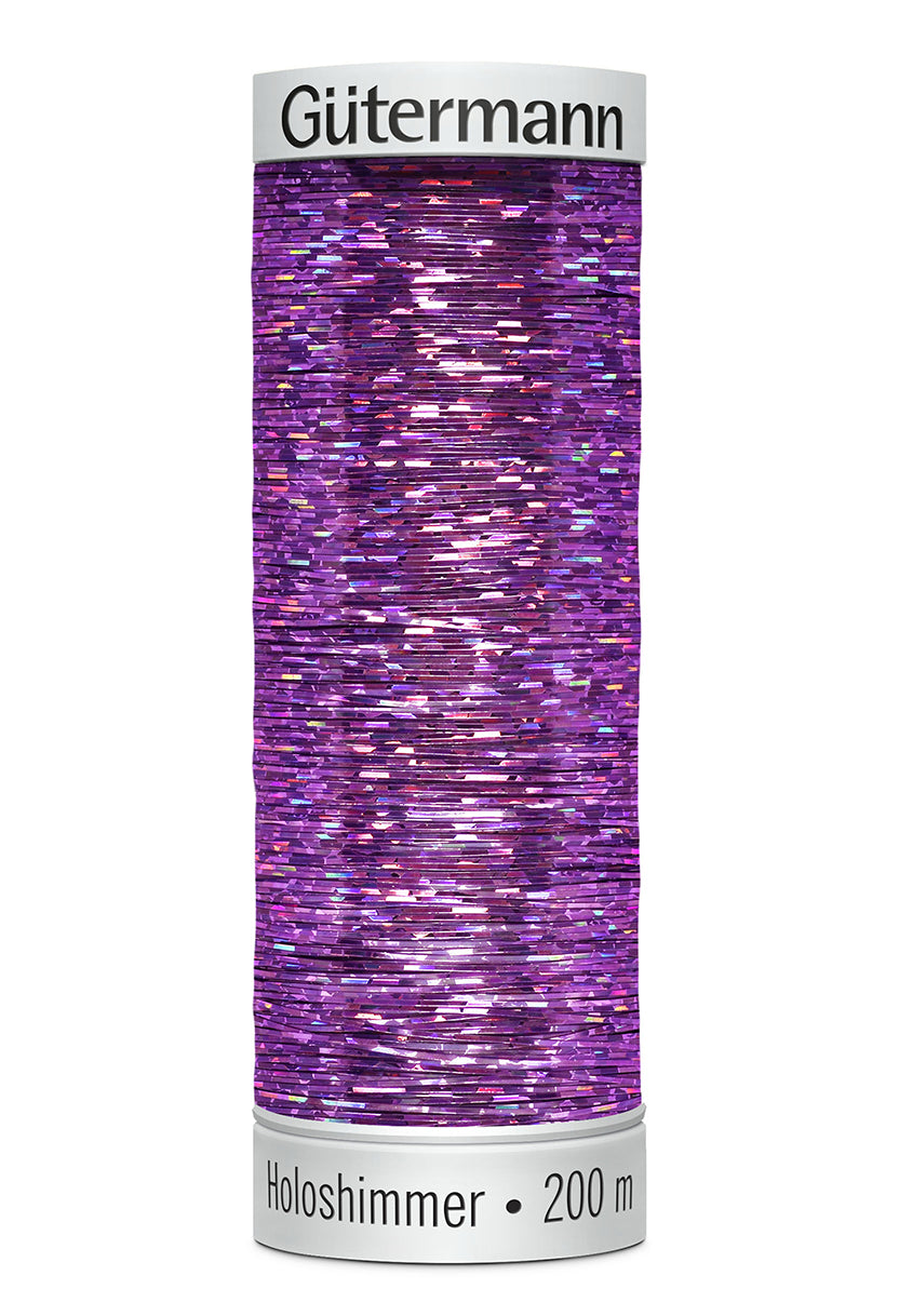 Gütermann SULKY Holoshimmer 200 m – 6013 Lilla holografisk