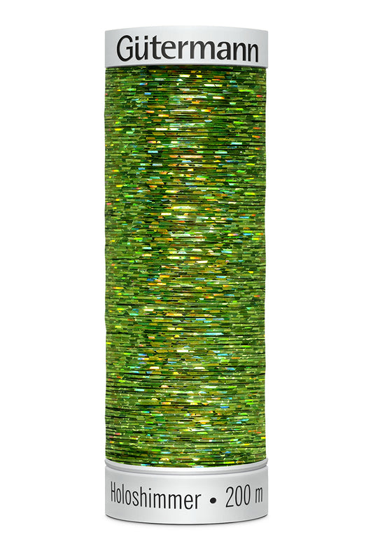Gütermann SULKY Holoshimmer 200 m – 6032 Grøn holografisk