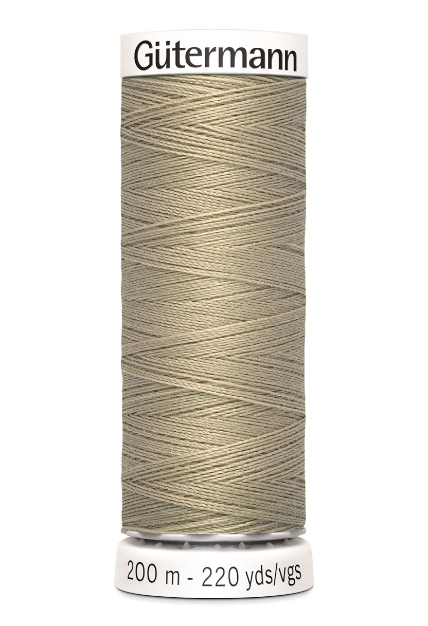 Gütermann alle stoffers sytråd, 200 m, farve 131 – Beige