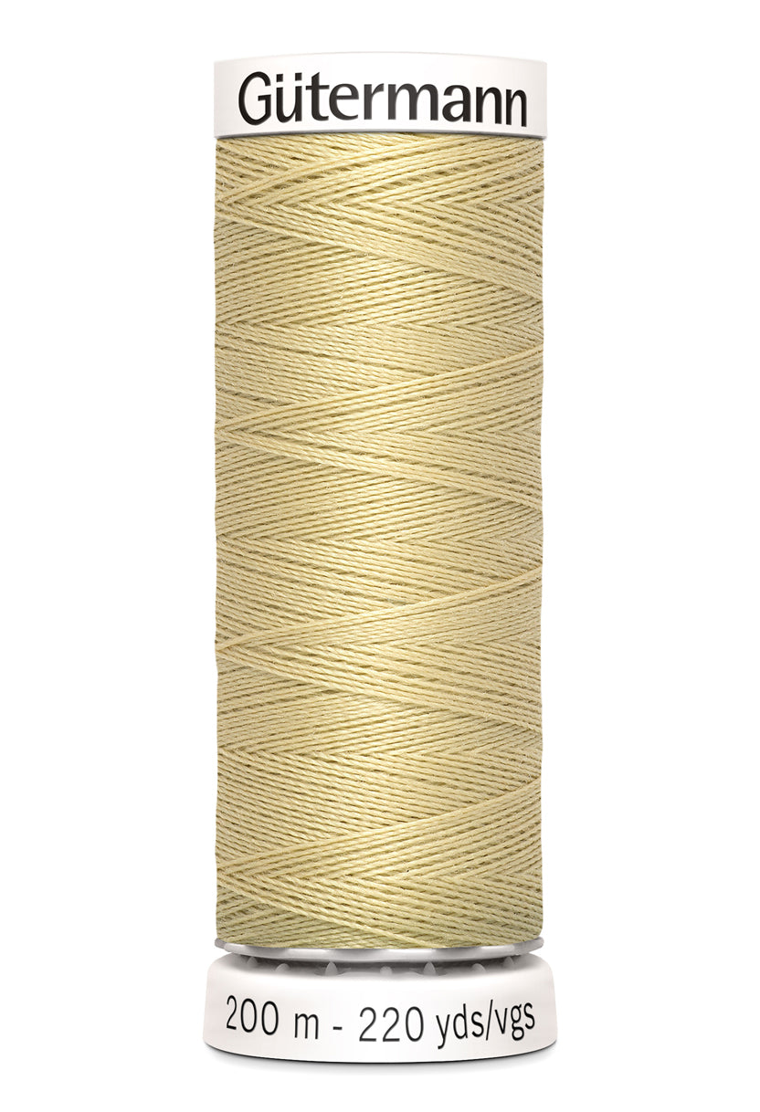 Gütermann alle stoffers sytråd, 200 m, farve 249 – Beige