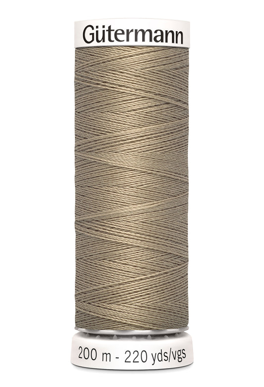 Gütermann alle stoffers sytråd, 200 m, farve 263 – Beige