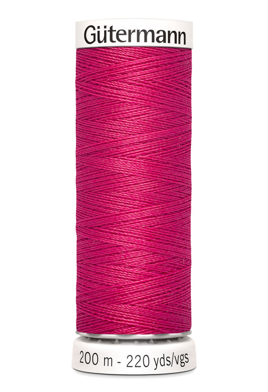 Gütermann alle stoffers sytråd, 200 m, farve 382 – Neonpink