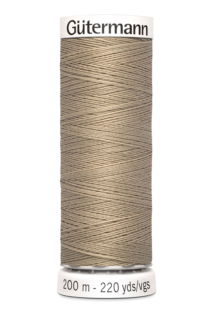 Gütermann alle stoffers sytråd, 200 m, farve 464 – Beige