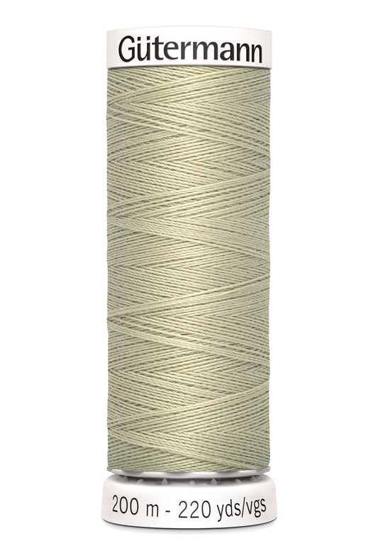 Gütermann alle stoffers sytråd, 200 m, farve 503 – Beige