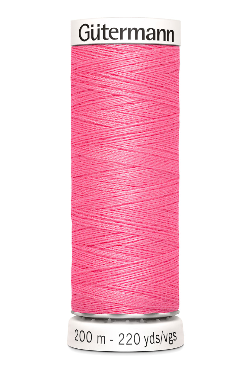 Gütermann alle stoffers sytråd, 200 m, farve 728 – Neonpink