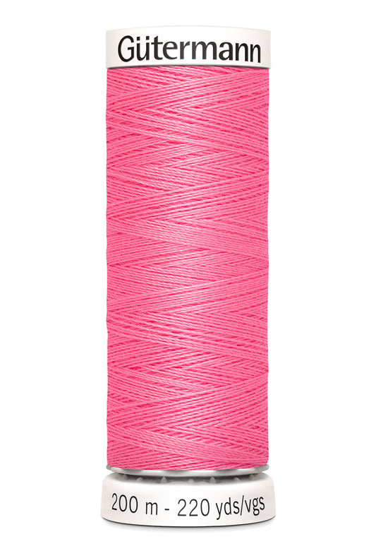 Gütermann alle stoffers sytråd, 200 m, farve 728 – Neonpink
