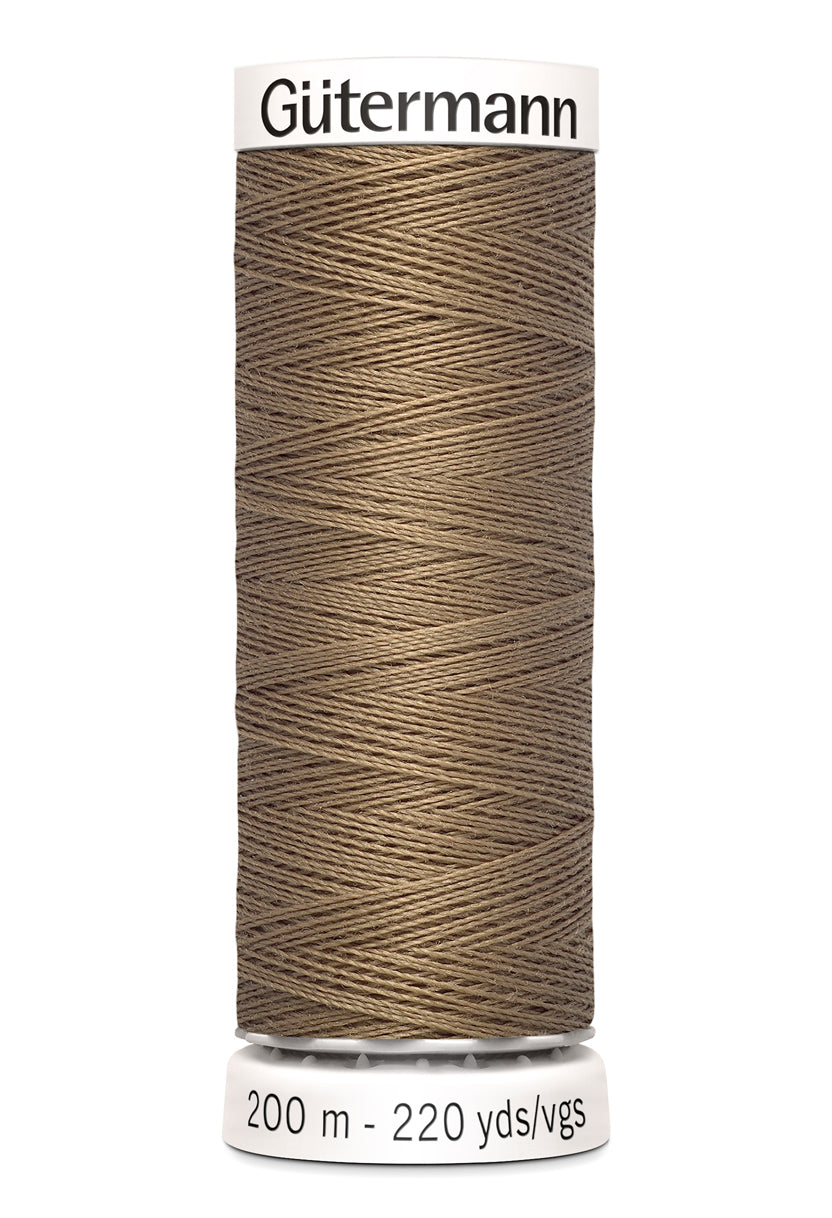 Gütermann alle stoffers sytråd, 200 m, farve 850 – Beige