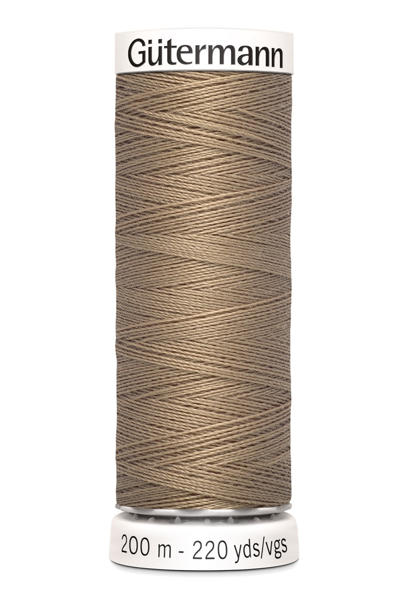 Gütermann alle stoffers sytråd, 200 m, farve 868 – Beige