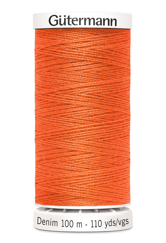 Gütermann Denim, 100 m, farve 1770 – Orange