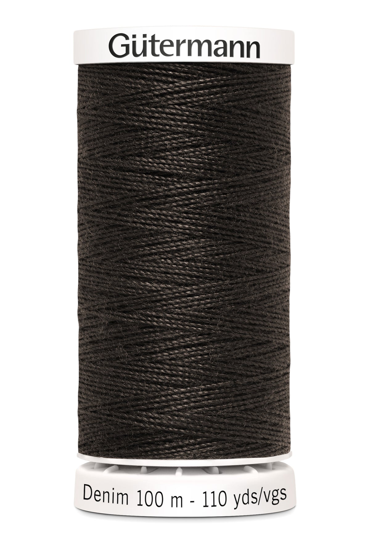 Gütermann Denim, 100 m, farve 2330 – Mørk brun