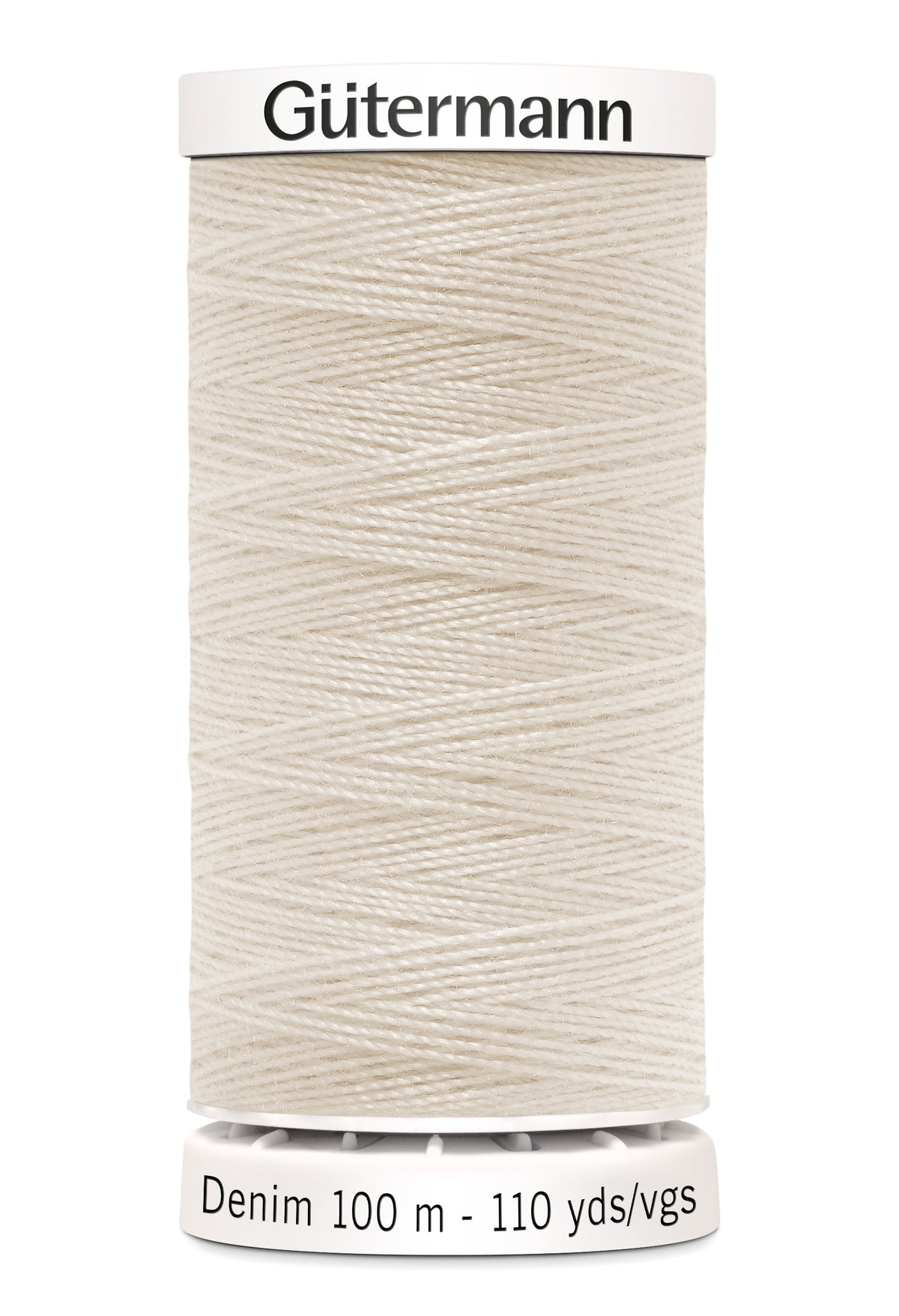 Gütermann Denim, 100 m, farve 3130 – Lys beige