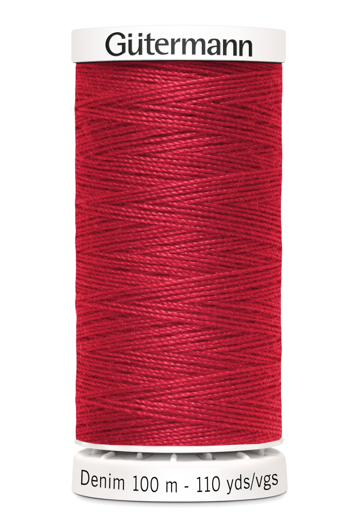 Gütermann Denim, 100 m, farve 4495 – Rød