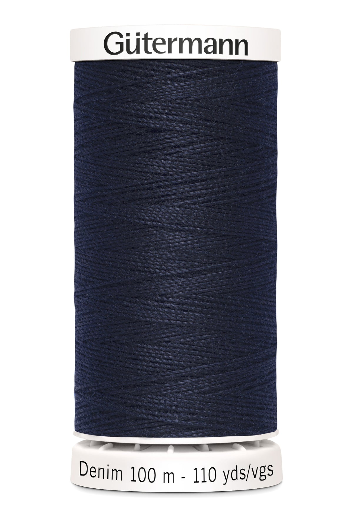 Gütermann Denim, 100 m, farve 6950 – Mørkeblå